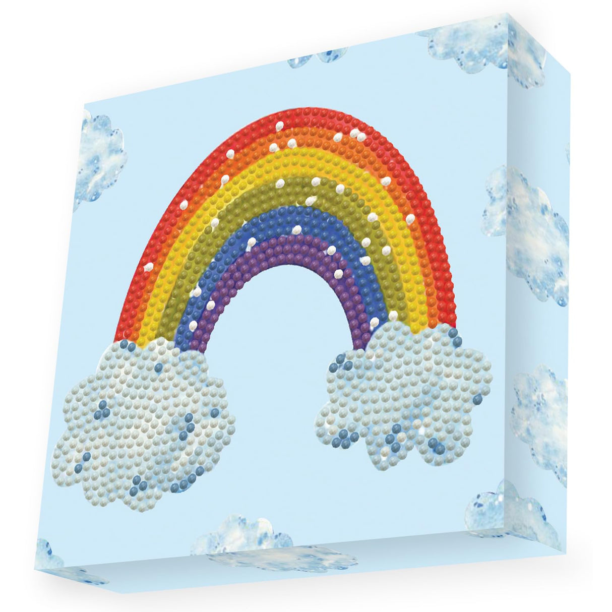 DIAMOND DOTZ Rainbow Smile Diamond Painting Kits for Adults - Diamond Art Kits a Relaxing Creative Craft Kit with Dotz Gems 5.9x5.9 DIAMOND DOTZ
