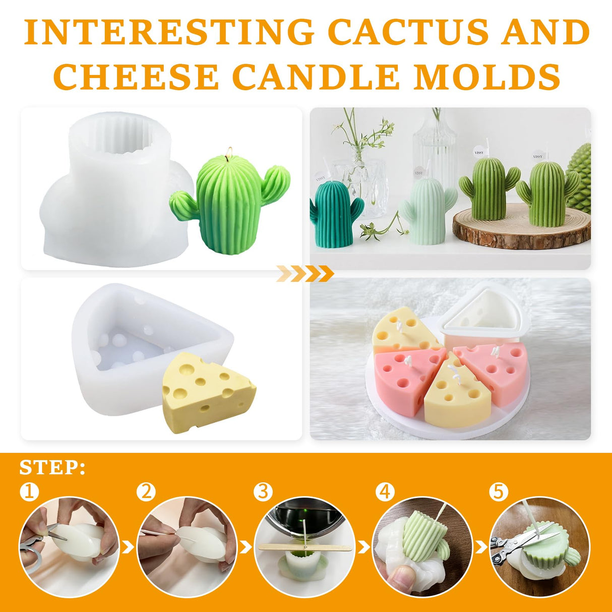 Yayena Candle Making Kit for Adults, Candle Making Supplies with Digital Soy Wax Melt Warmer, Premium DIY Starter Making Supply Perfect as Home Decorations Yayena