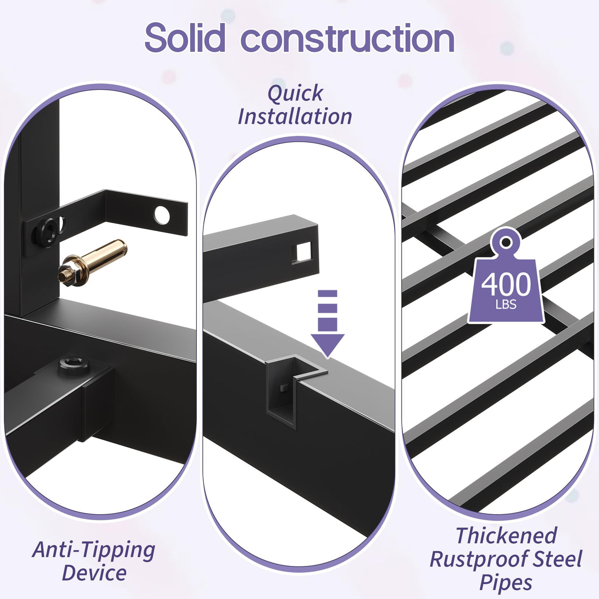 busyaeh Twin Loft Bed for Kids with 5 Drawers & 6 Bookcase and LED Light,Low Loft Bed with 15.8" H Safety Guardrail and Charging Station,Metal Kids Loft Beds with Under-Bed Play Space,Vintage Brown busyaeh