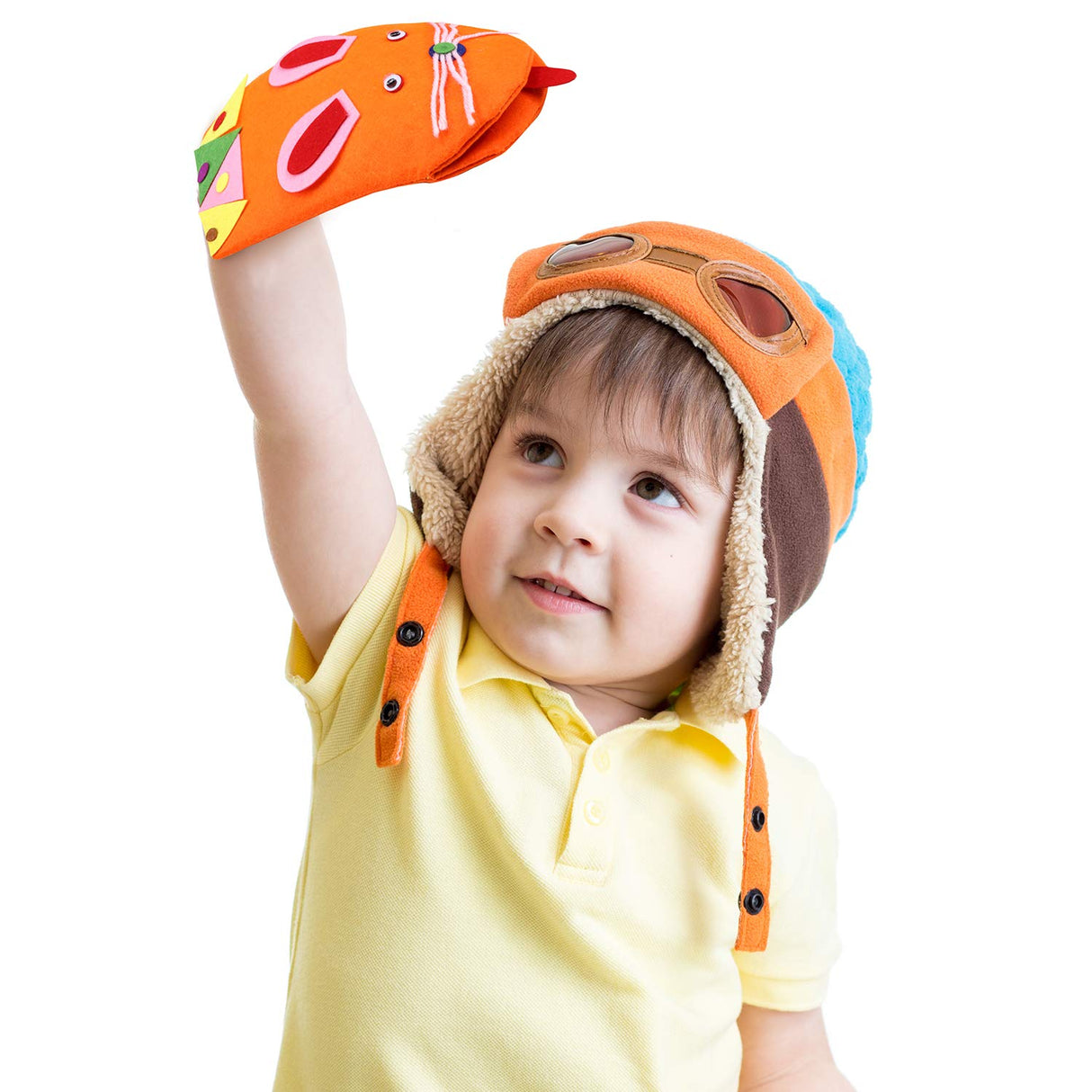 Gejoy 16 Pcs Hand Puppet Making Kit Kids Adult Scok Puppet Kit Art Craft Toys DIY with Pompoms Googly Eyes Storytelling Role Play Party Teaching Supplies DXQ