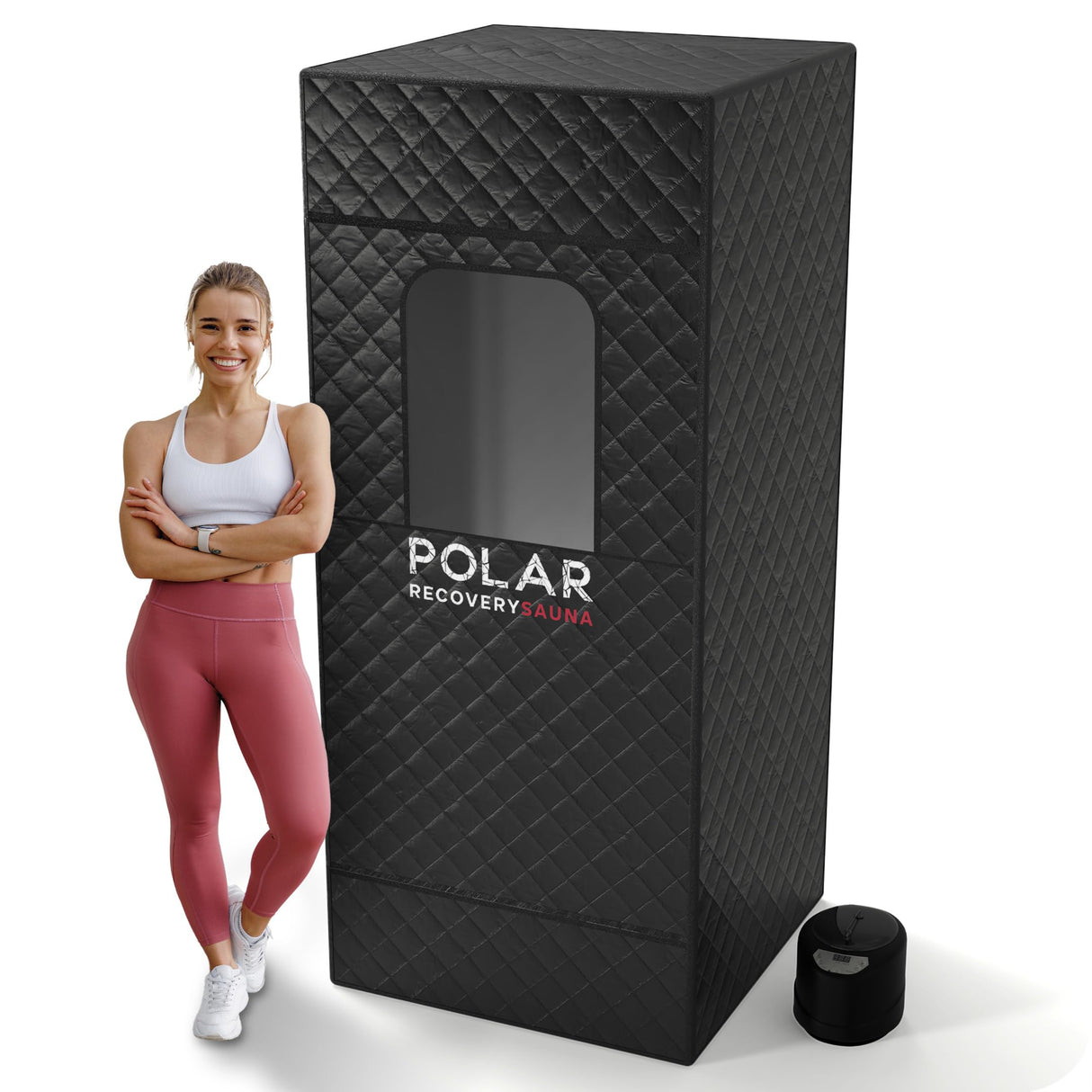 Polar Recovery Sauna/Poartable Steam Sauna for Recovery/Sauna Tent, Black Polar Recovery