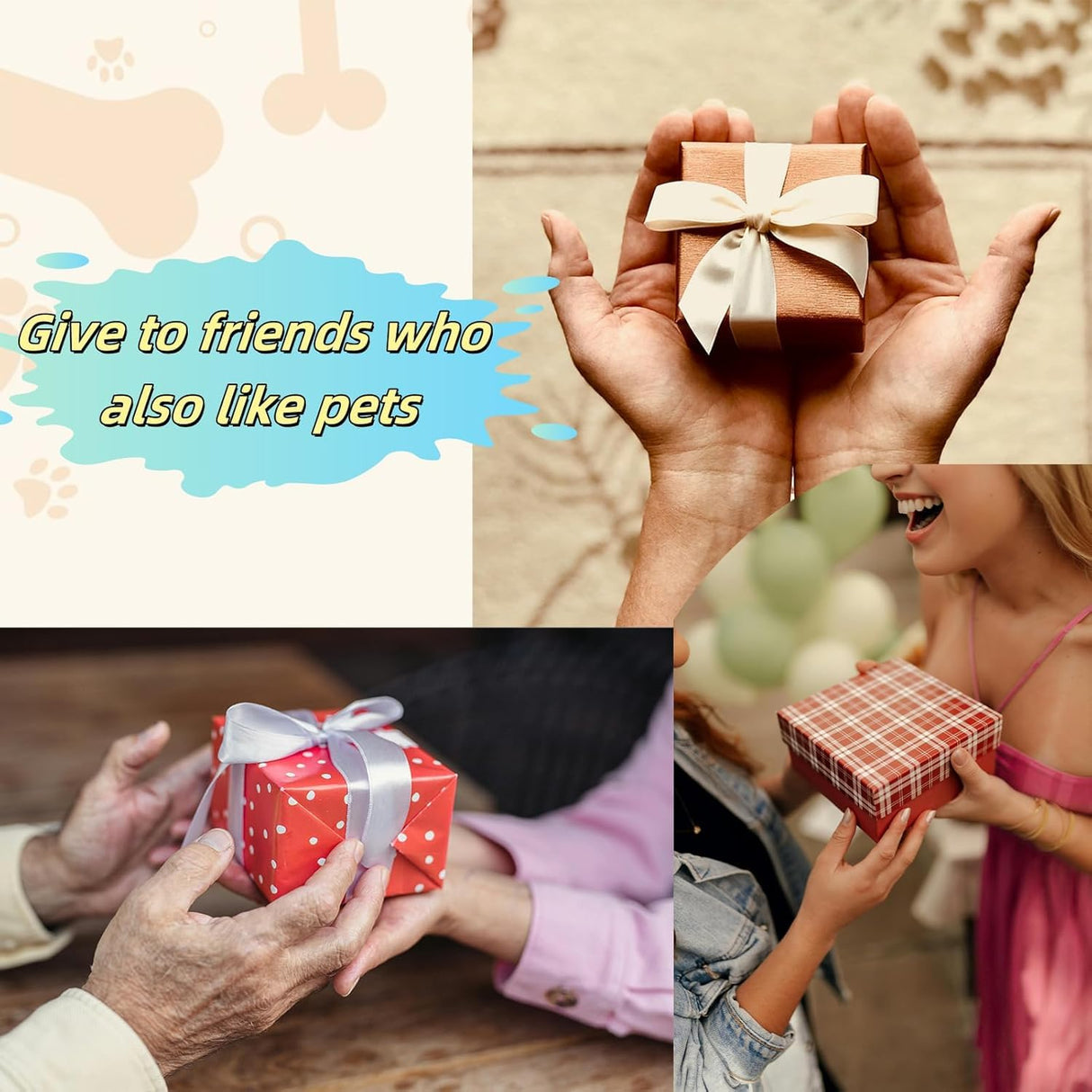 Dog Hair Collector Keychain Charm Memorial Storage Box, Pet Hair Memorial Keepsake, Transparent Cute Keychain Generic