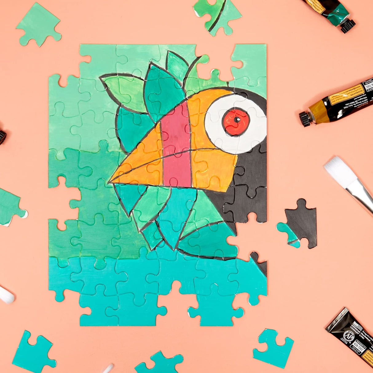 Juvale 36 Pack Blank Puzzles to Draw On, 8.5x11 Make Your Own Jigsaw Puzzle for Kids DIY Crafts, Arts Projects (48 Pieces Each) Juvale