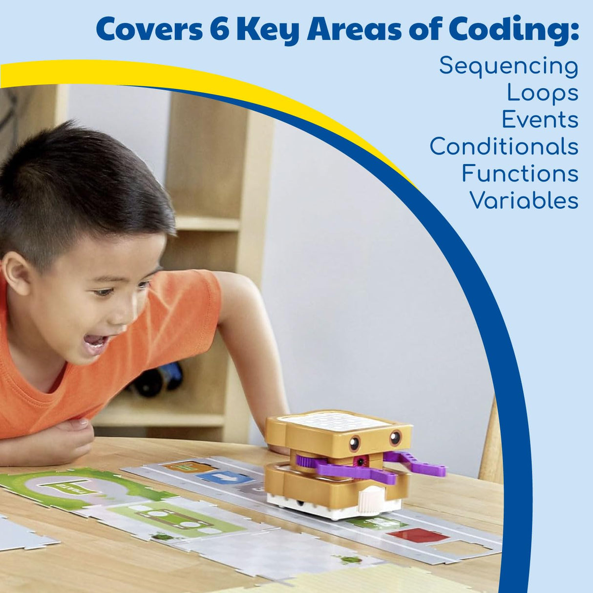 Kids First Coding & Robotics | No App Needed | Grades K-2 | Intro To Sequences, Loops, Functions, Conditions, Events, Algorithms, Variables | Parents’ Choice Gold Award Winner | by Thames & Kosmos Thames & Kosmos