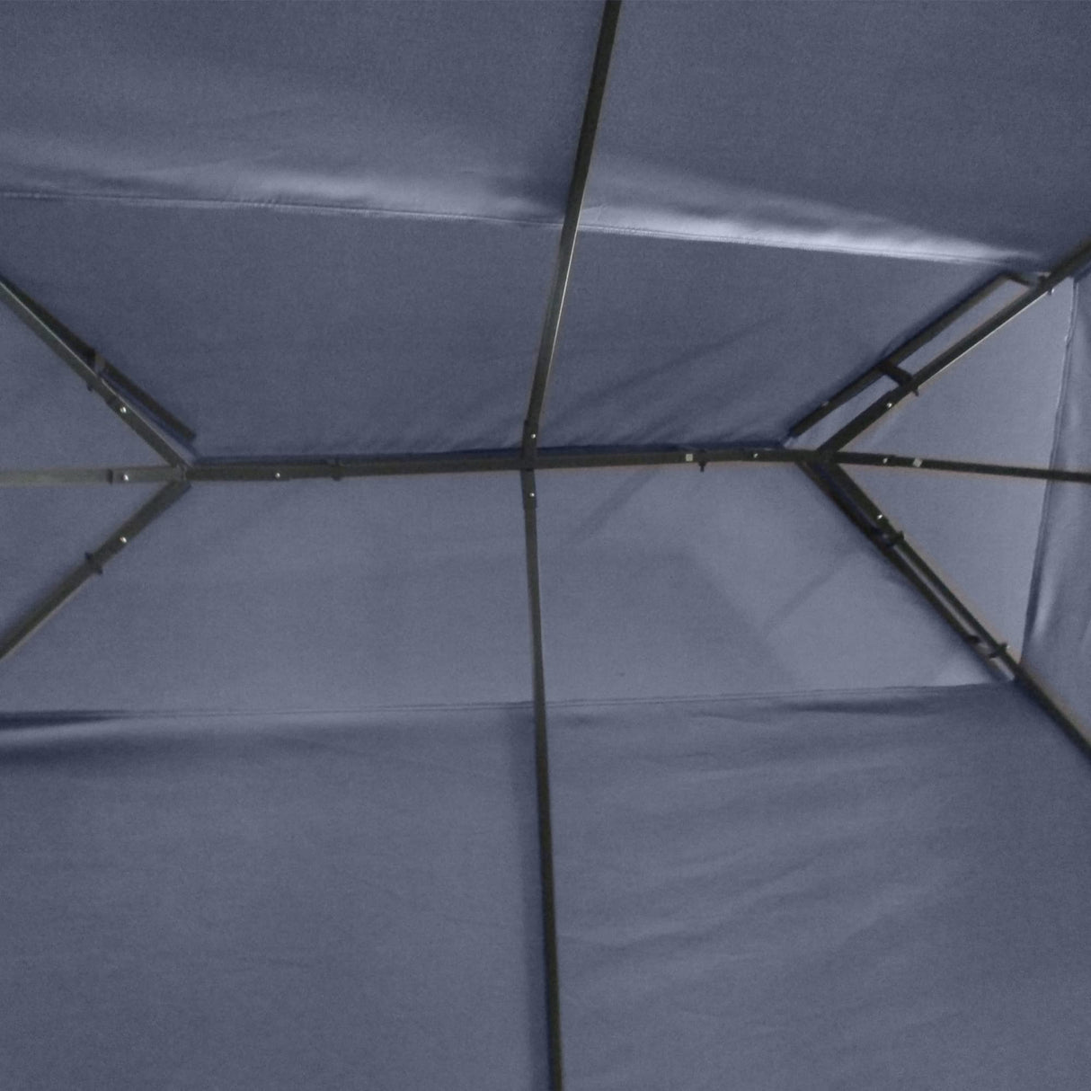 Outsunny 10' x 13' Patio Gazebo, Double Roof Outdoor Gazebo Canopy Shelter with Screen Decorate Corner Frame, for Garden, Lawn, Backyard and Deck, Gray Outsunny