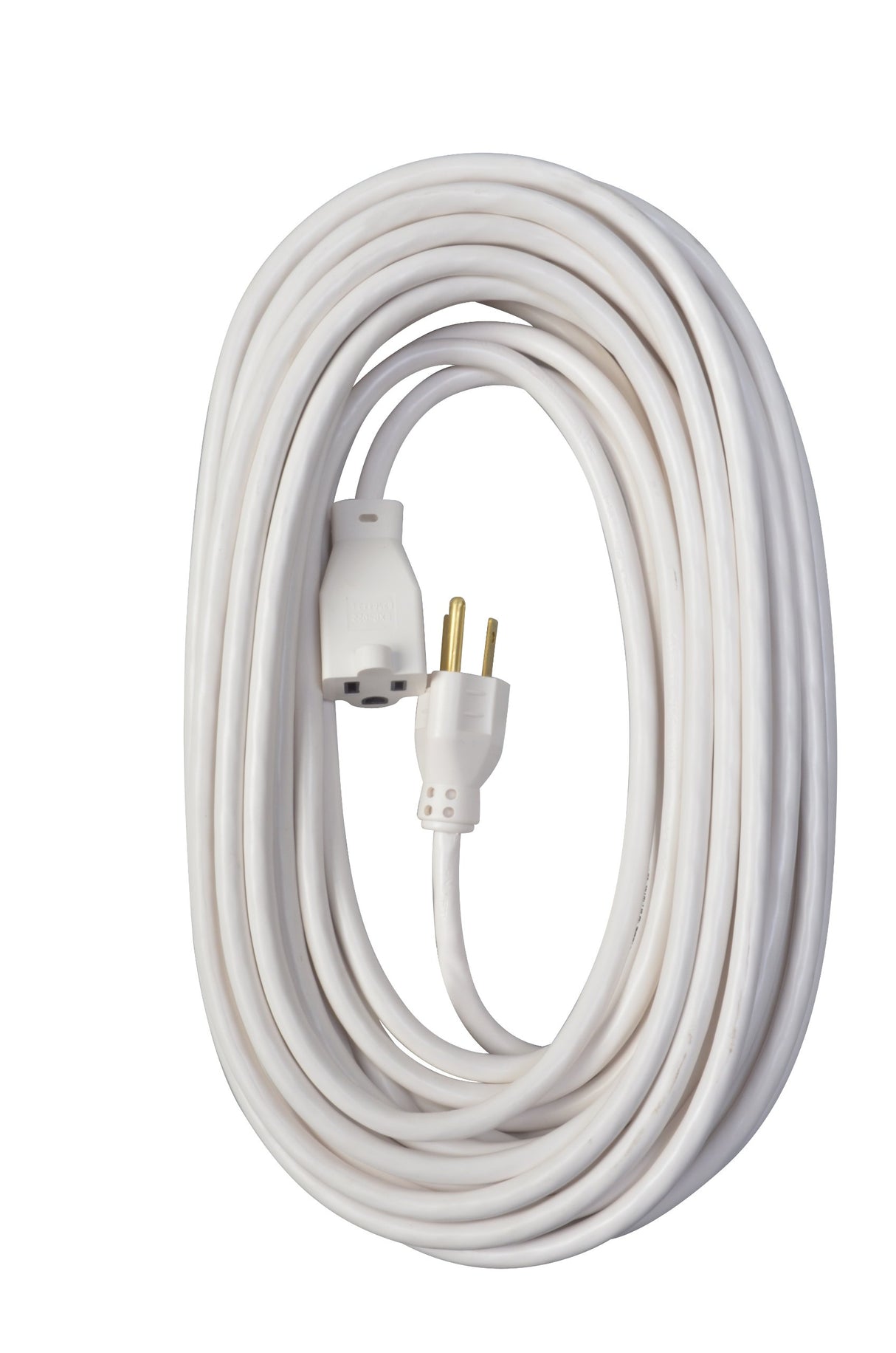 Woods Yard Master Light Duty Outdoor Extension Cord, 40Ft, 16 Gauge, 3 Conductor, Landscape and Patio Cord, White, 992382 Woods