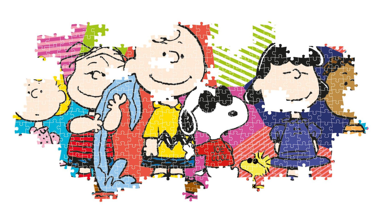 Clementoni - 39805 - Panorama Puzzle Peanuts - Jigsaw Puzzle 1000 Pieces, Jigsaw Puzzle for Adults, Comic Puzzle - Made in Italy Clementoni
