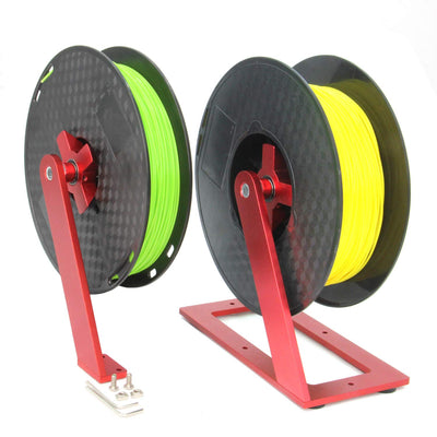 Zeberoxyz 3D Printer Filament Holder Rotate Spool with Base Filament Mount Rack Bracket Used for TPU/PLA/ABS/Nylon/Wood 3D Printing Material-Not included Filament (Rotate Spool with Base)