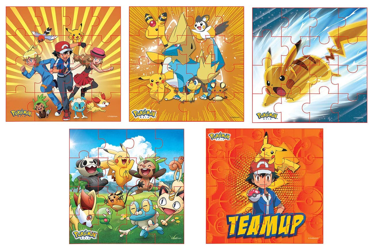 Pokemon Style Characters Jigsaw Puzzle, Pack of 12, Total 192 Pieces Myesha