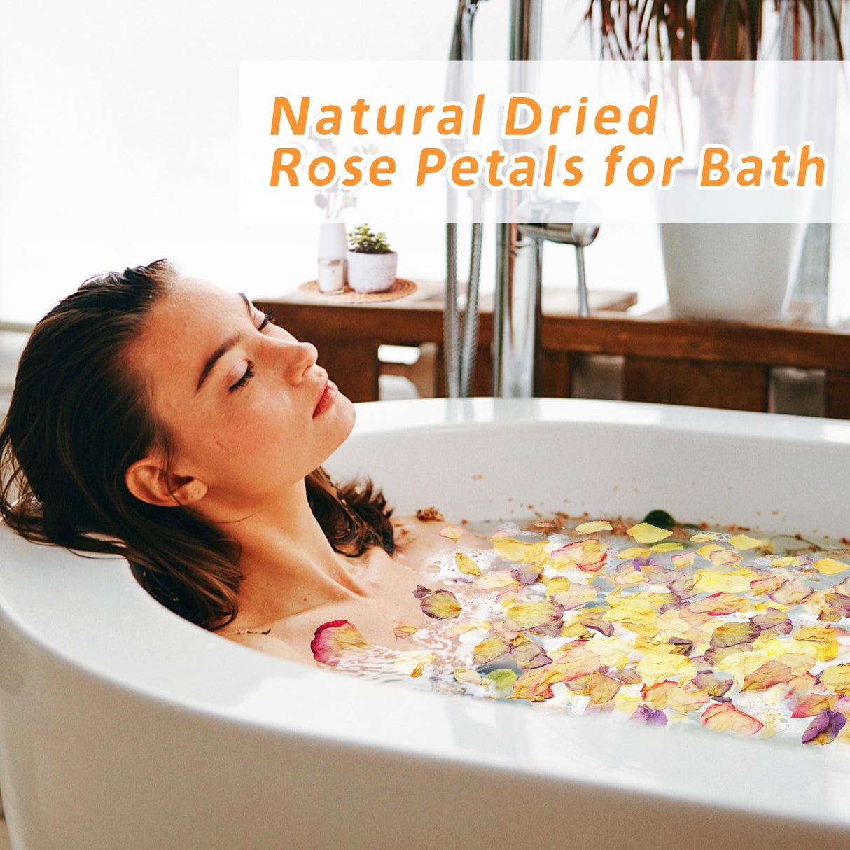 20+ Cups Real Rose Petals Biodegradable Wedding Flower Confetti, 2 QT Mixed Yellow Purple Pink Dried Roses Petals for Wedding Proposal Bath Valentine's Day Party Flower Girl Oning