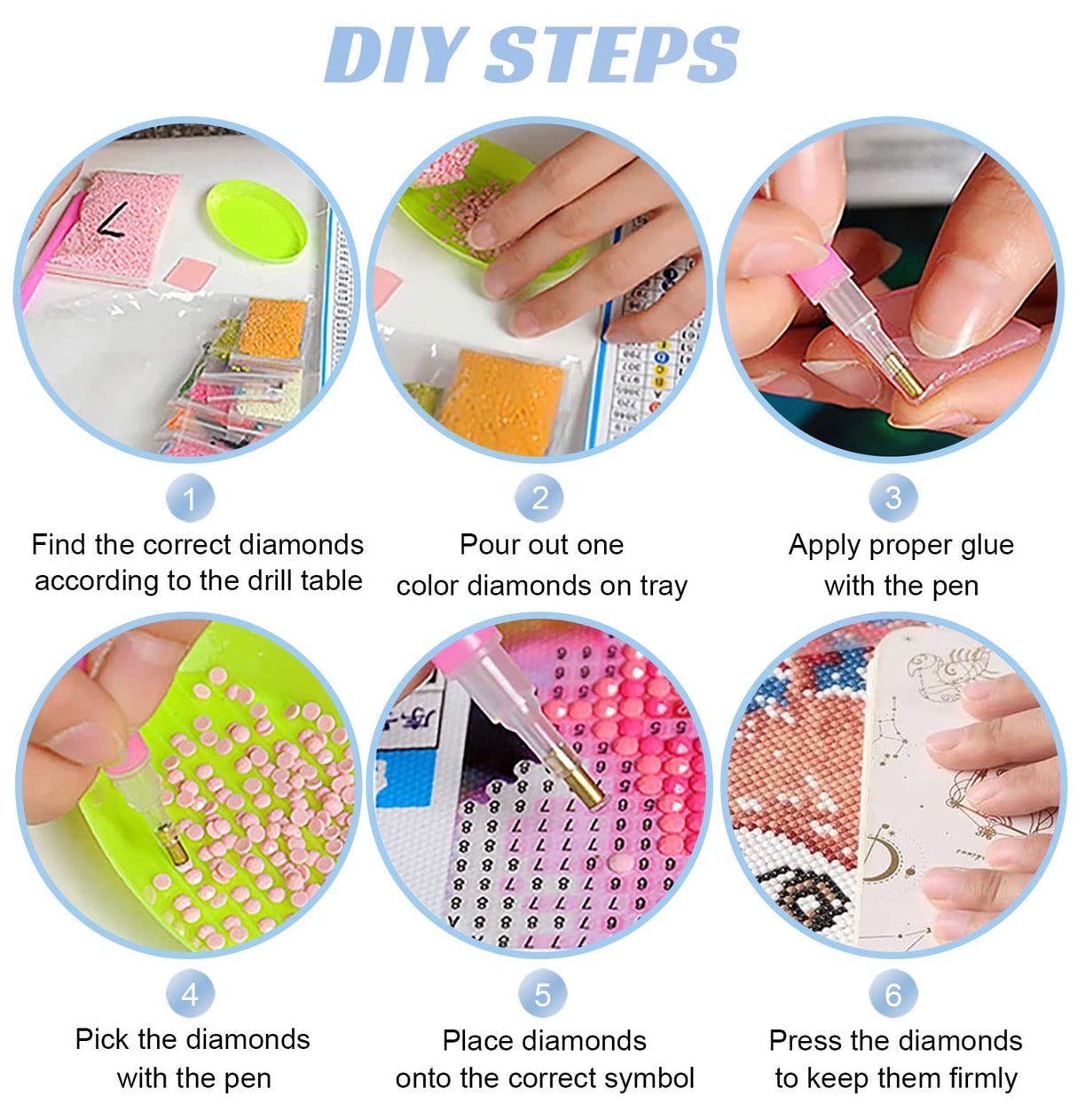 bestact Diamond Painting Kits,Jesus Diamond Art Kit for Adults Full Round Drill,Paint with Diamond for Gift,Wall Decor bestact