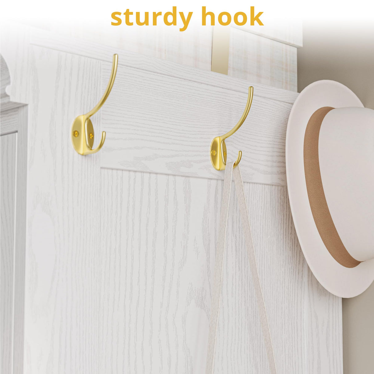 LIKIMIO Armoire Wardrobe Closet with Mirror, 70” Wooden Wardrobe Cabinet with 4 Doors, 2 Open Storage Shelves, Freestanding Bedroom Armoire with 3 Hooks & Hanging Rod for Home Room, White LIKIMIO