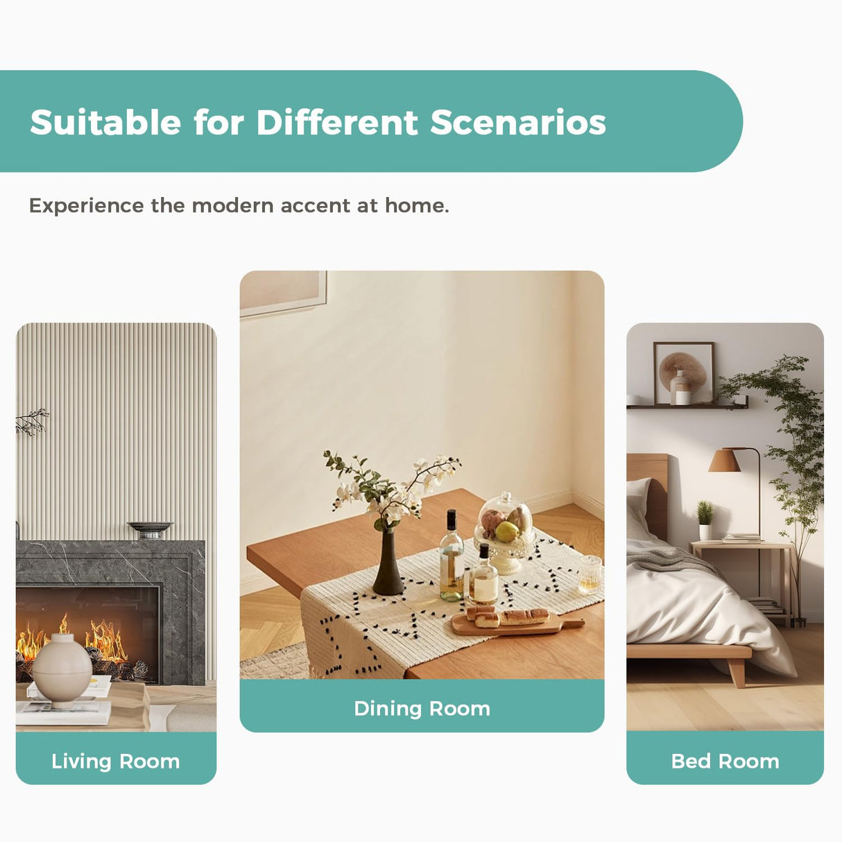 MORDEER Solid Wood Dining Chairs Set of 6, Wooden Dining Room Chairs for Whole Family Use, Farmhouse Kitchen Chairs Set Suitable for Dining Room, Living Room, Stackable Dining Chairs, Black MORDEER