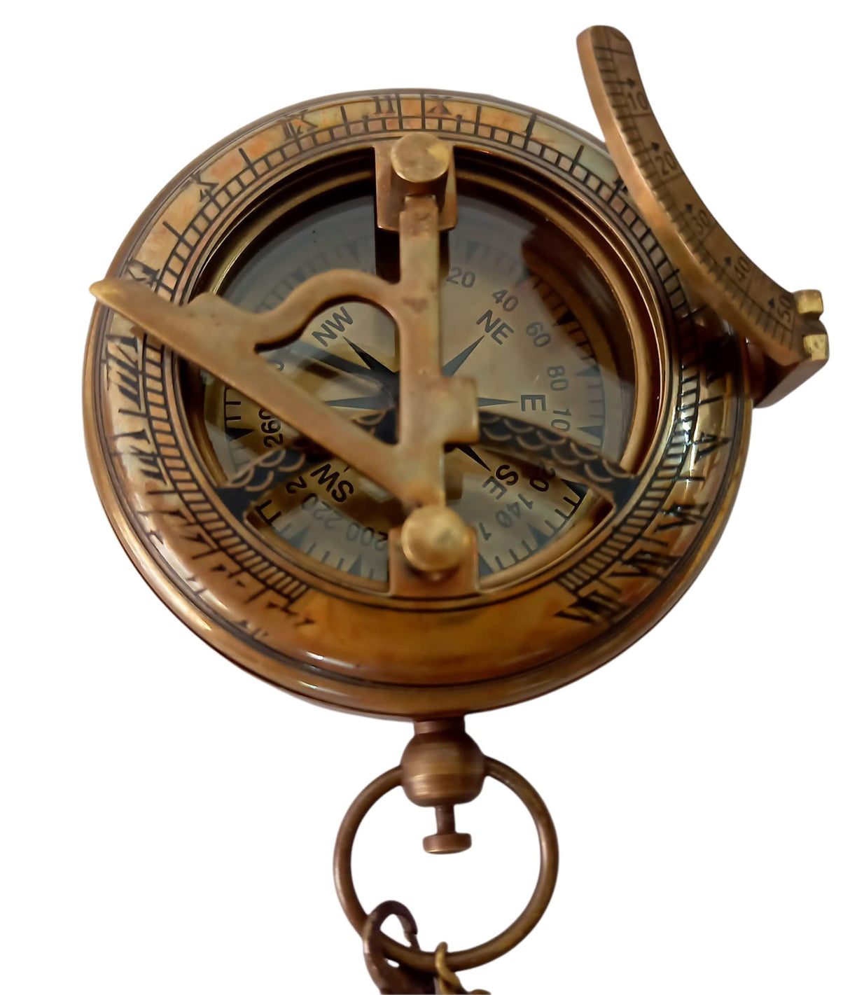 Khybex International to My Son Compass Personalized Sundial Compass with Leather Case/Gift for Son/to My Son Gifts/Mom to Son Gift/Dad to Son/Grandson Gift, Directional Magnetic Sundial Compass Khybex International