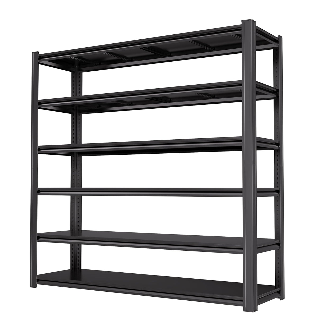 LI JIU HOME 84“H 6T Garage Shelving Heavy Duty Storage Shelves 3500 LBS Adjustable Metal Shelving Uints and Storage for Garage,Warehouse,School,Commercial,Business, 62 "W x 24 "D x 84 "H LI JIU HOME