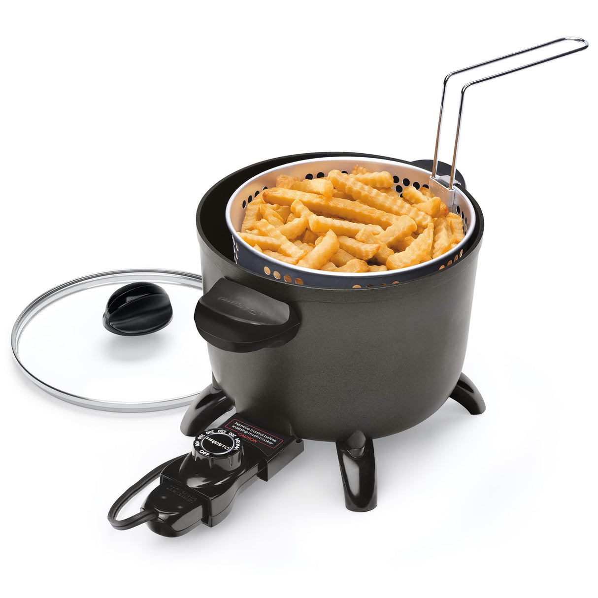 Presto 06006 Kitchen Kettle Multi-Cooker/Steamer, Black Presto