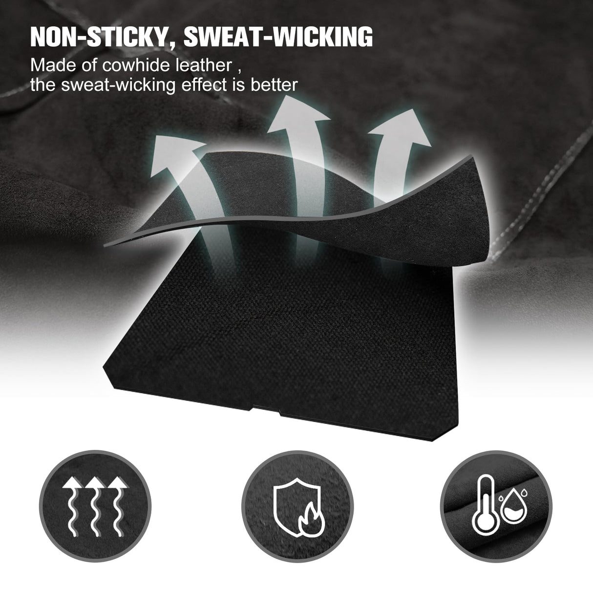 ARCCAPTAIN Leather Welding Work Apron 24" X 36" Heat Flame Resistant Cowhide Blacksmith Aprons with 6 Tool Pockets for Welders Men Women, Adjustable M to XXXL-Black ARCCAPTAIN