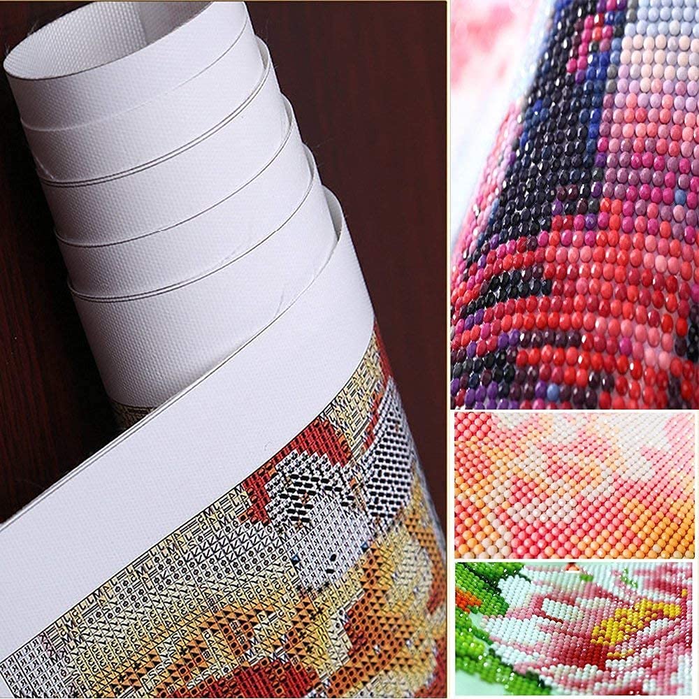 YIMORE 5D DIY Diamond Art Painting Kits for Jesus Lion Lamb 16X16 inches for Adults Kids,Full Round Drill Crystal Rhinestone Embroidery for Home Wall Decor YIMORE