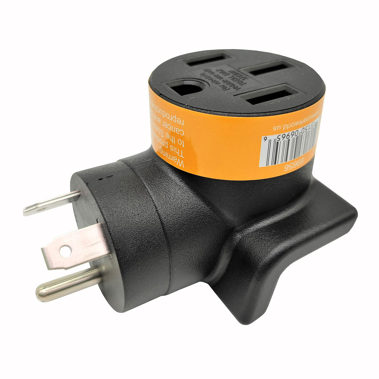 Parkworld 885378C EV Charging Adapter NEMA TT-30P to 14-50R (ONLY for EV or Tesla use, NOT for RV) (One Piece Compact Adapter) Parkworld