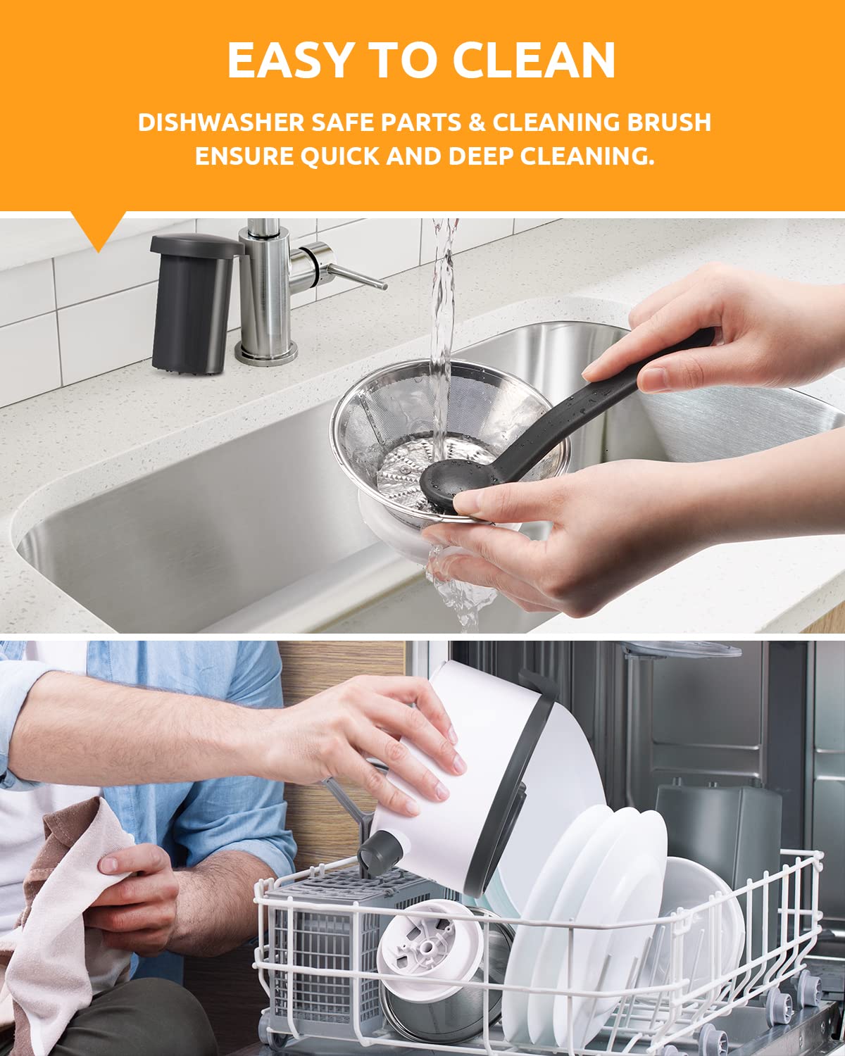 Juicer with 800W Motor, GDOR Juicer Machine with 3” Feed Chute, Dual Speeds Juice Maker for Fruits and Veggies, Anti-Drip Function Centrifugal Juicer, Include Cleaning Brush, BPA-Free, White GDOR