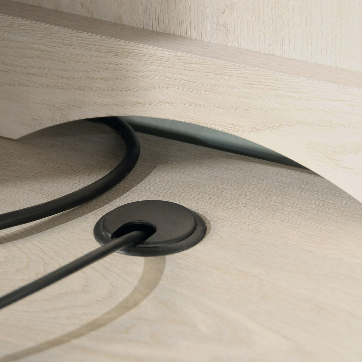 Sauder Costa Hutch, Chalked Chestnut finish Sauder