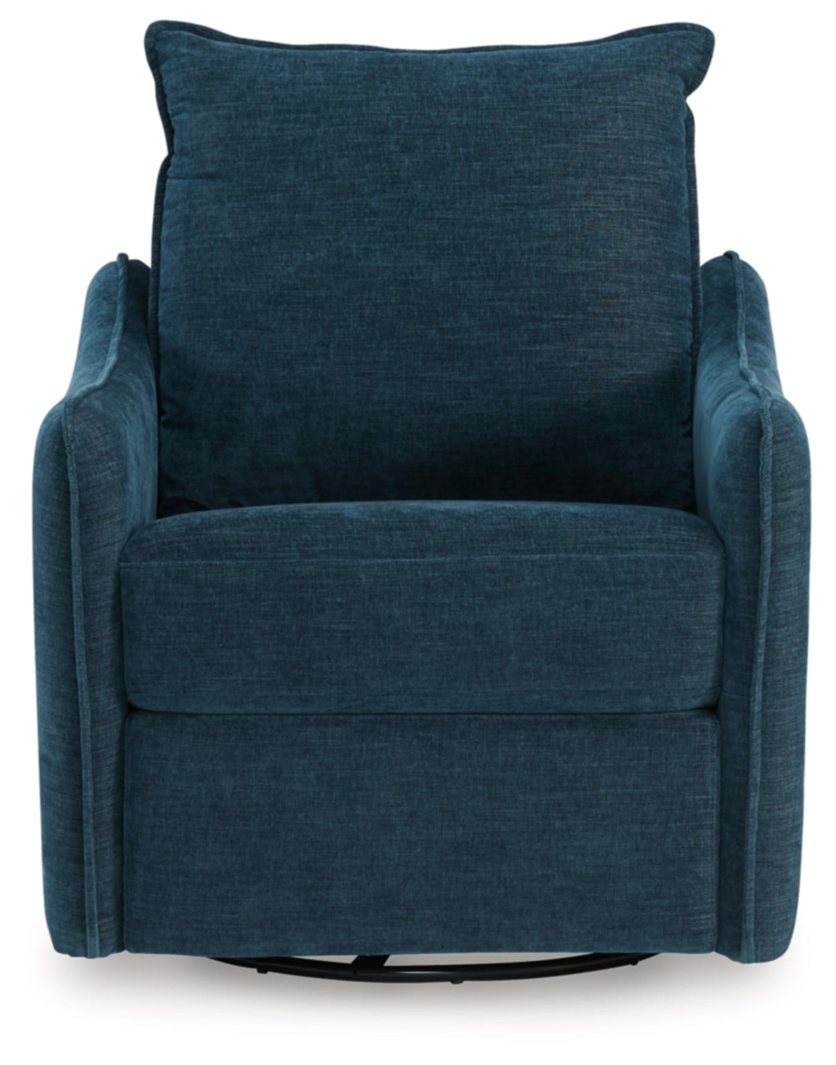 Signature Design by Ashley McBurg Contemporary Swivel Power Recliner with USB Ports, Blue Signature Design by Ashley
