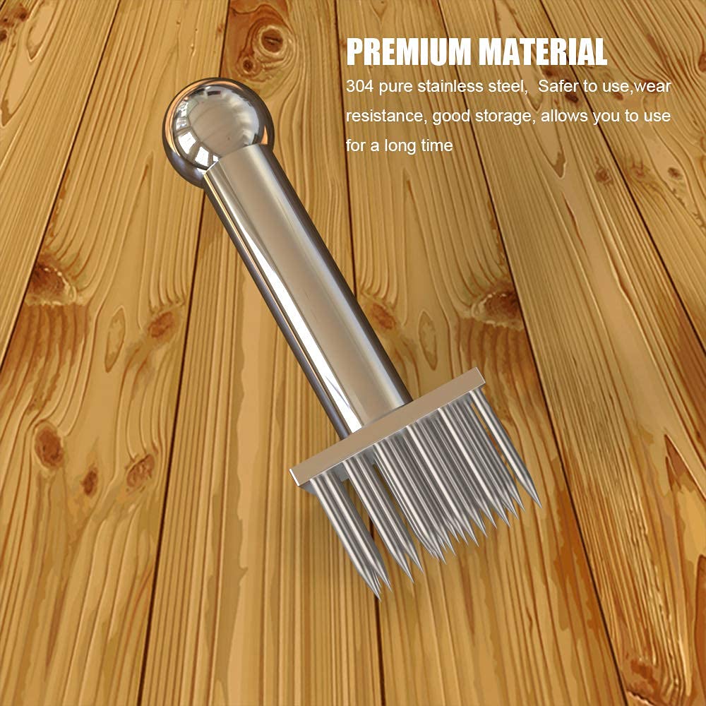 Bygytyo Kitchen Gadgets Heavy-Duty 28 Blades Stainless Steel Meat Tenderizer Needle Profession Kitchen Tools for Kitchen Cooking Tenderizing Beef,BBQ,Marinade,Steak and Poultry Begator