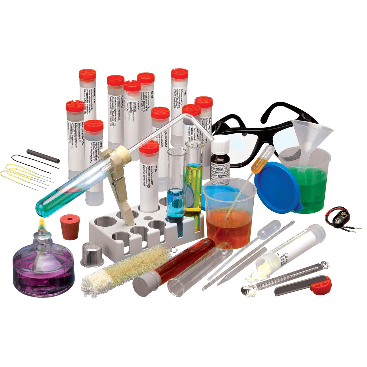 Thames & Kosmos Chem C2000 (V 2.0) Chemistry Set | Science Kit with 250 Experiments and 128 Page Lab Manual, Student Laboratory Quality Instruments & Chemicals | Parents' Choice Silver Award Winner Thames & Kosmos