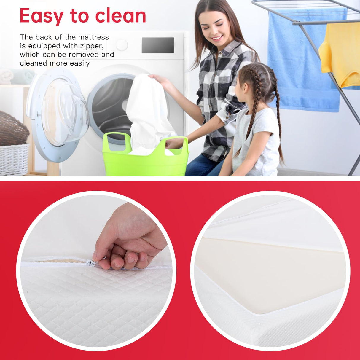 5 Inch Twin Mattress Gel Memory Foam Mattress for Cool Sleep Pressure Relief Breathable Cover Mattress Medium Firm Twin Size Mattress in a Box Cooling Gel Bed Mattresses, White WoodArtSupply