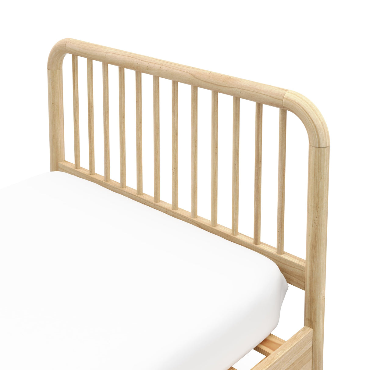 Storkcraft Next Porto Twin Bed (Natural) – GREENGUARD Gold Certified Fits Standard Twin Mattress, Sleek and Elegant Design, Easy to Assembly, Easy-to-Match Style STORKCRAFT