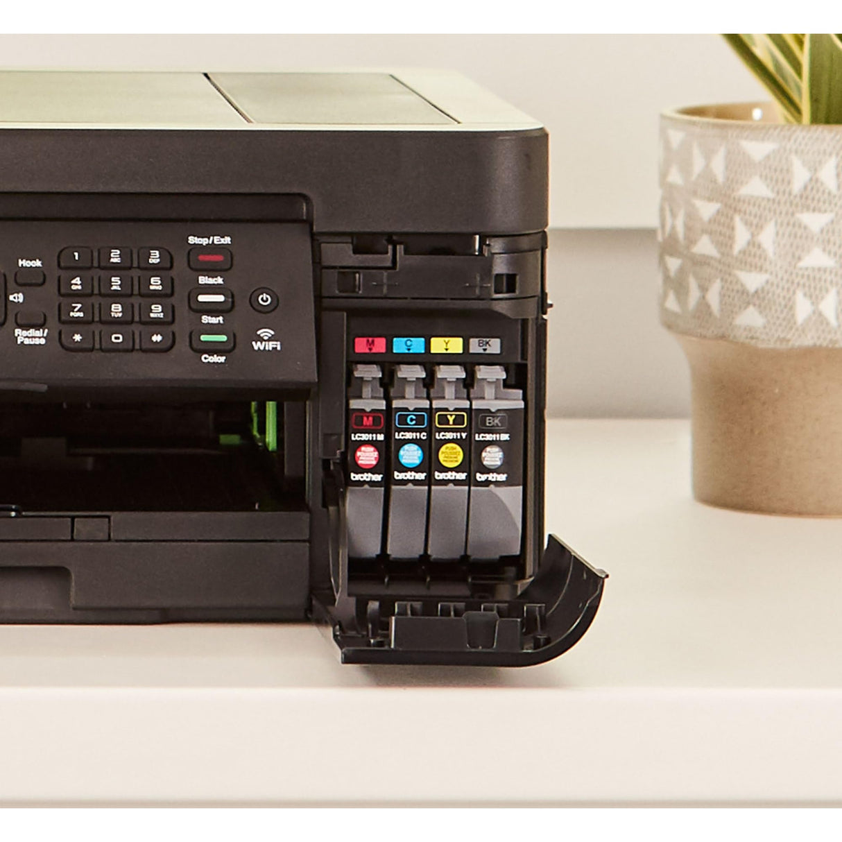 Brother MFC-J497DW Inkjet Multifunction Printer - Color - Plain Paper Print - Desktop Brother