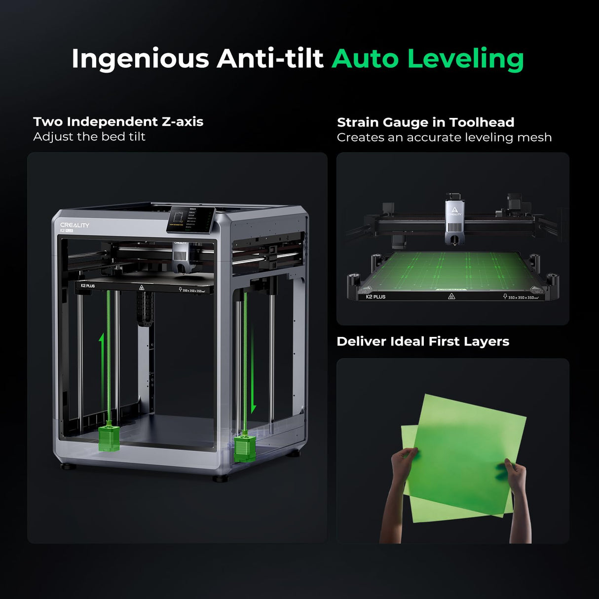 Creality Official K2 Plus Combo 3D Printer, Multi Color Printing with CFS 600mm/s High-Speed Full Auto-Leveling Dual Al Camera Next-Gen Direct Drive Extruder Laiger Build Volume 13.78x13.78x13.78 inch Creality