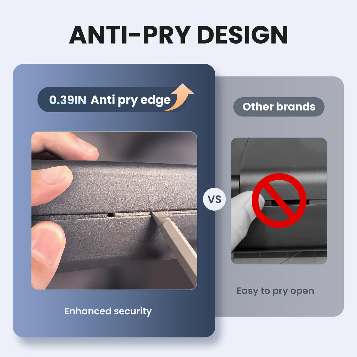 Grimtron Portable Pistol Safe – Electronic Lock Box & Key Access, Silent Mode, Compact Car Gun Safe for Handgun, Small Single Safe for Travel, Office, Dorm Use Grimtron