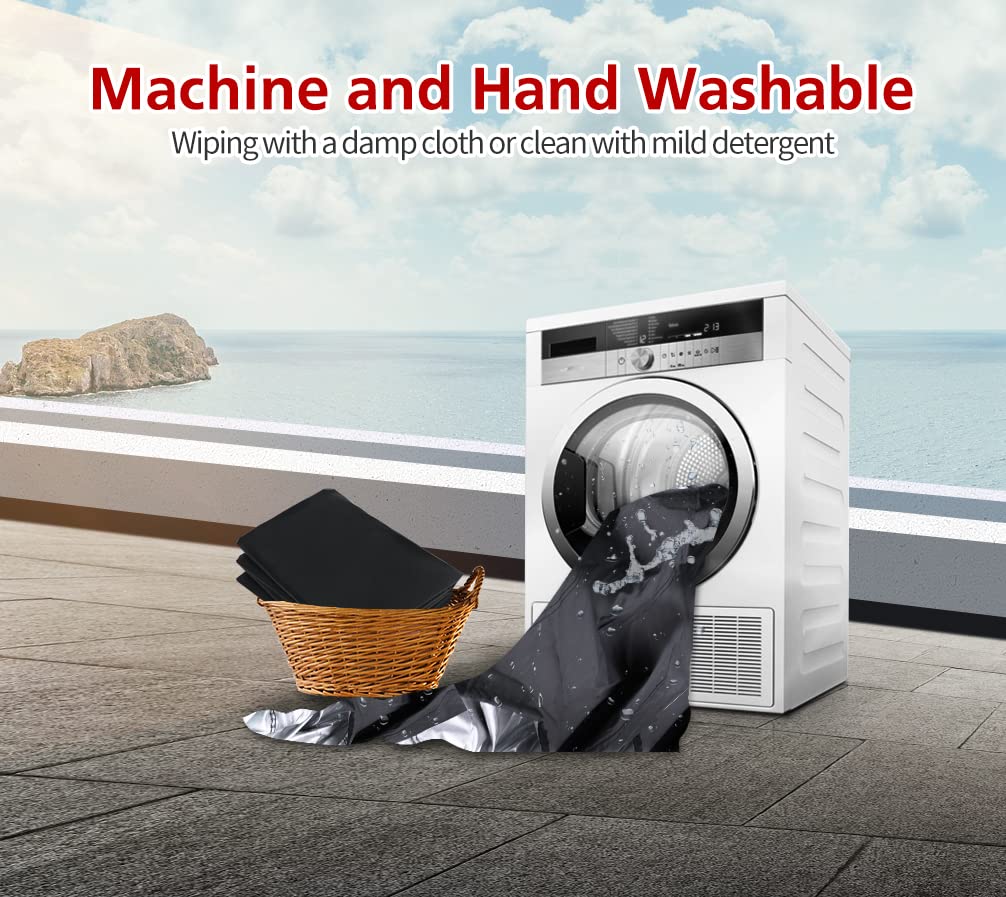 7/8/9 Foot Billiard Pool Table Cover, Pool Table Cover, Waterproof&Tearproof Cover for Pool Table with Storage Bag, Indoor Outdoor All Season Sun Rain Snow Dust Protection Snooker Table Covers (7ft) RUBY.Q