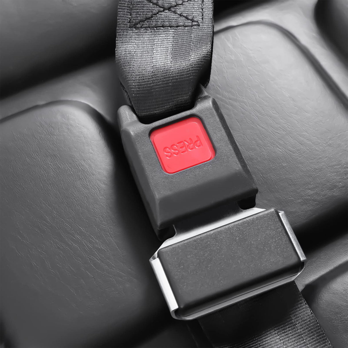 20" Universal Tractor Seat with Seatbelt, 175° Adjustable PVC Fordable Forklift Seat Replacement GDAE10 Excavator, Skid Loader, Backhoe Dozer Telehandler, Lawn Mower Waterproof GDAE10