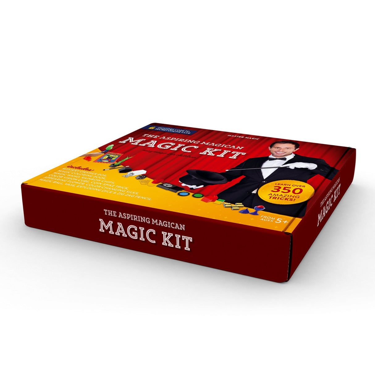 MasterMagic Magic Kit - Easy Magic Tricks for Children - Learn Over 350 Spectacular Tricks with This Magic Set - Ideal for Beginners and Kids of All Ages! MasterMagic