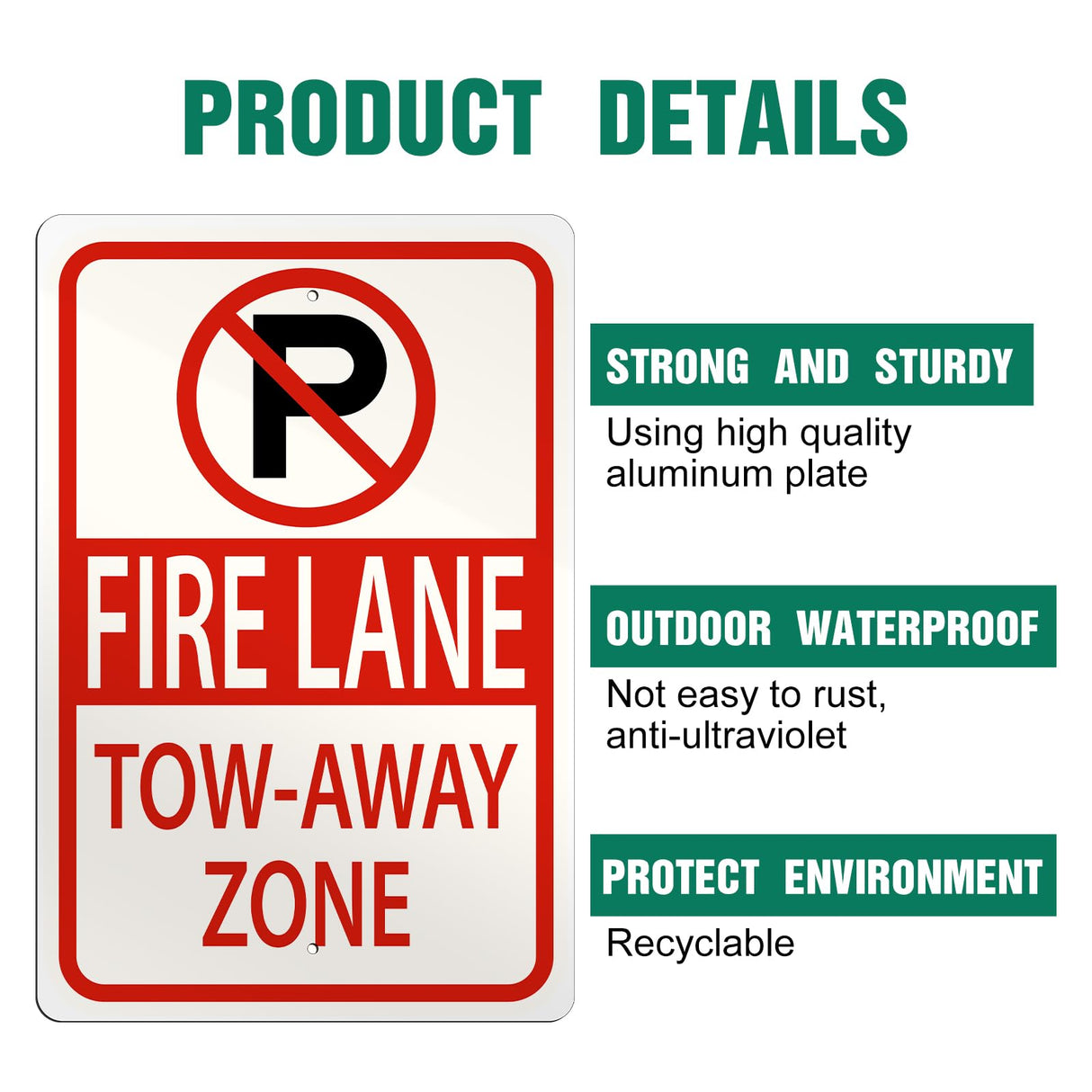 Hicarer 10 Pieces White Metal Signs Blank Sublimation Aluminum Plates Blanks 12 x 18 Inches Custom Parking Sign for Crafts Yard Garden Outdoors Hicarer