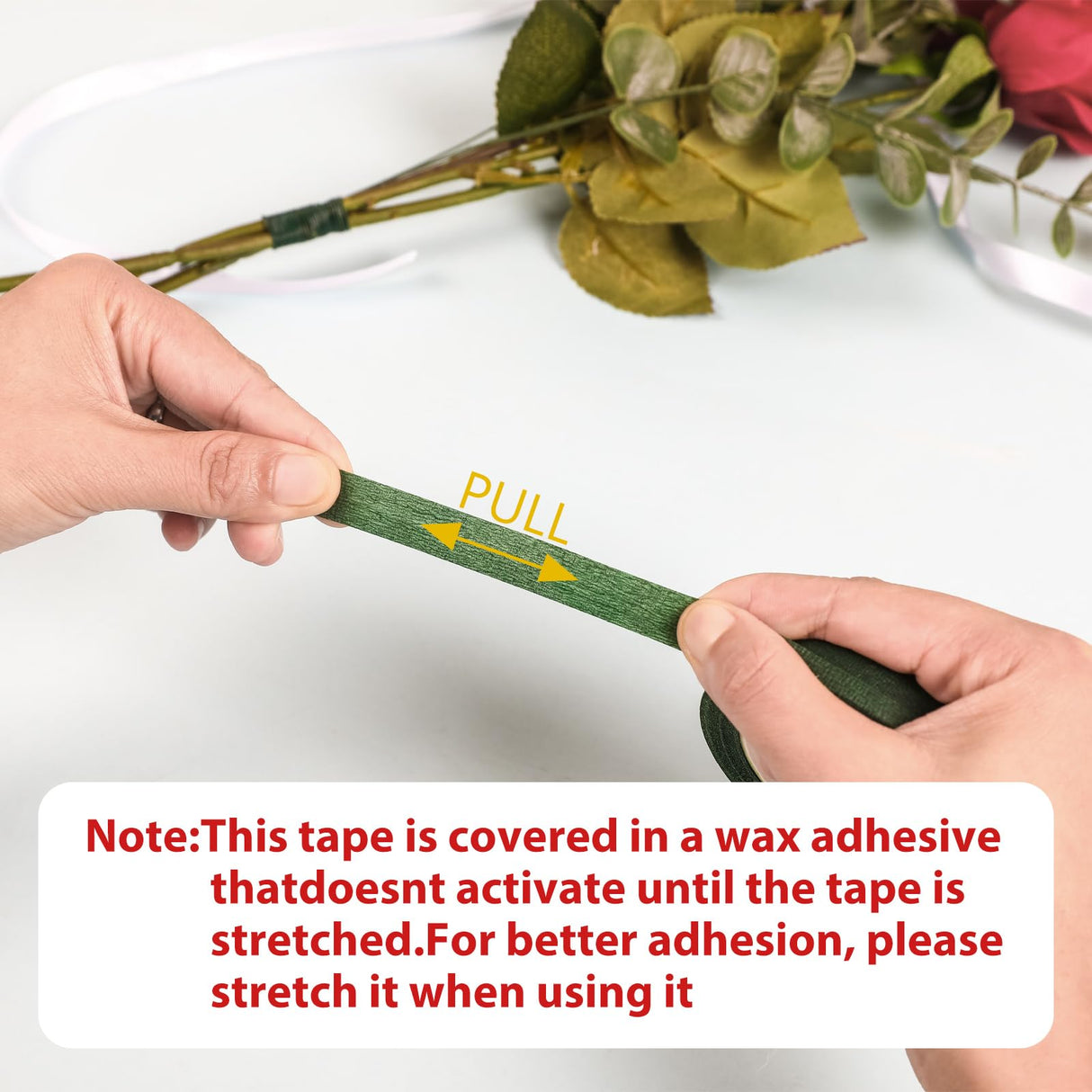 NESCCI Floral Arrangement Kit with Green Floral Tape and Wire,26 Gauge Floral Stem Wire,22 Gauge Floral Wire,Boutonniere Pin for Bouquet Stem Wrap Florist. NESCCI