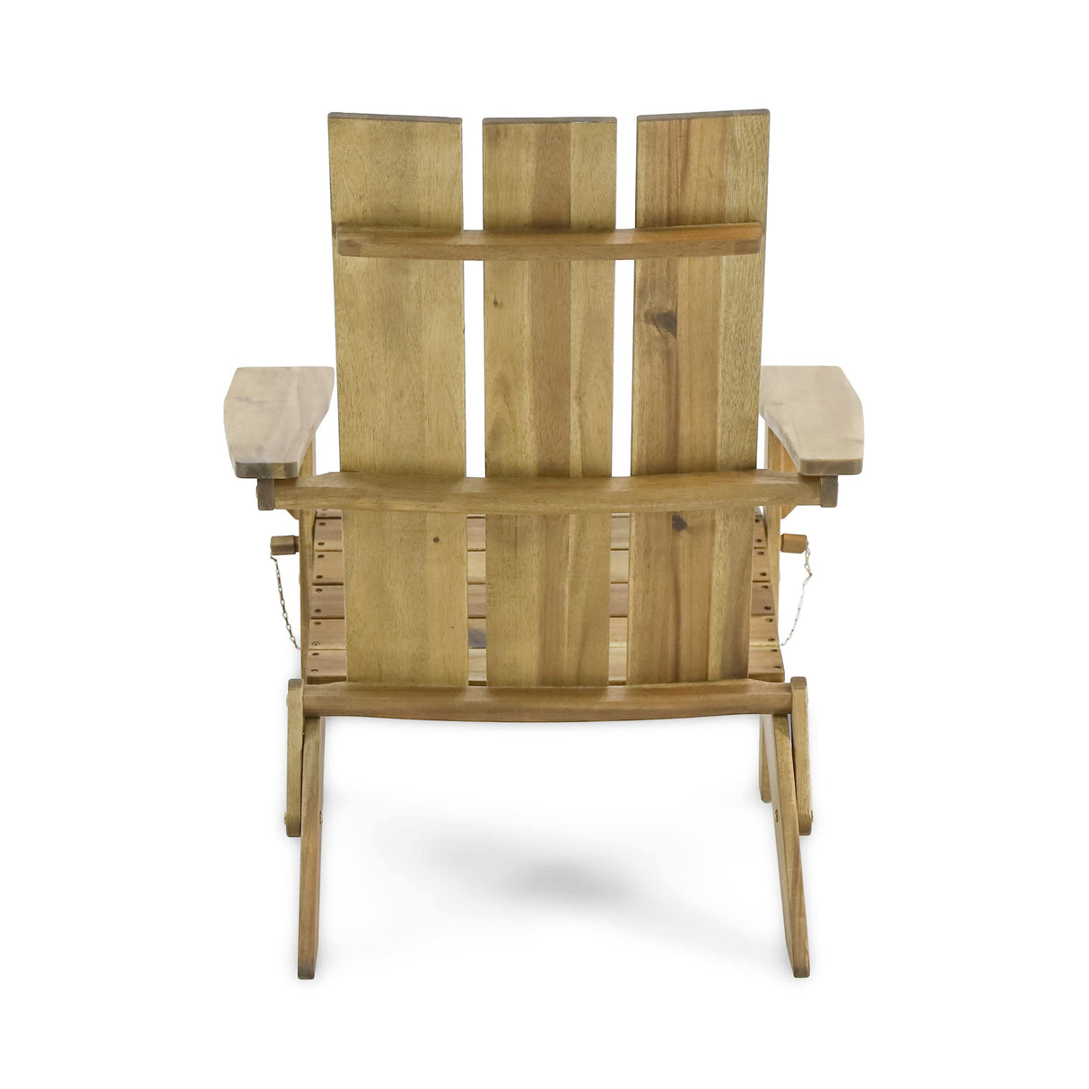 Christopher Knight Home Aberdeen Outdoor Contemporary Acacia Wood Foldable Adirondack Chair, natural stained Christopher Knight Home