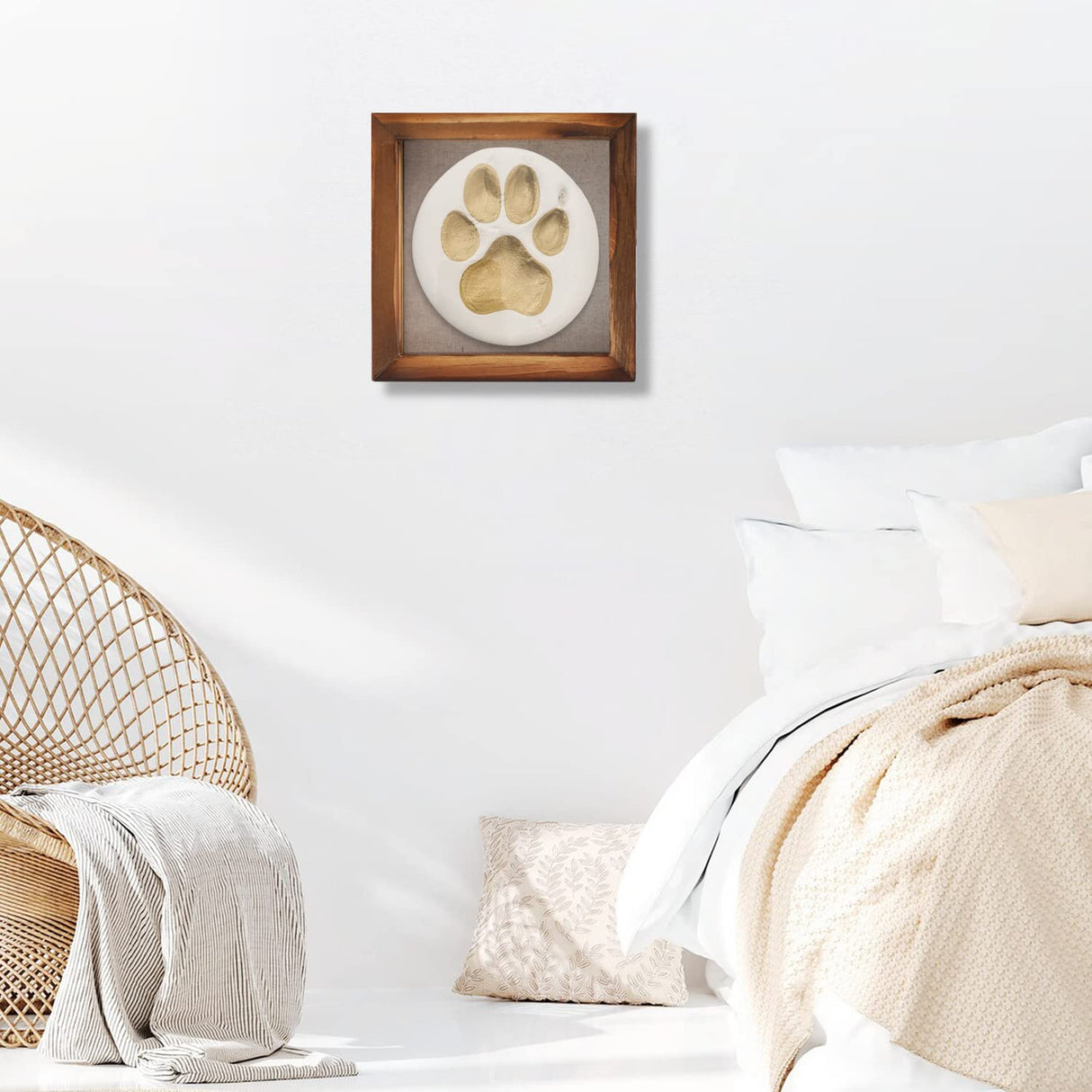 1DOT2 5x5 Small Shadow Box Frame Display Case, Grade A Natural Pine Wood HD Glass Front Soft Linen Back, 1.2 inches Interior Depth-Carbonized Black 1DOT2