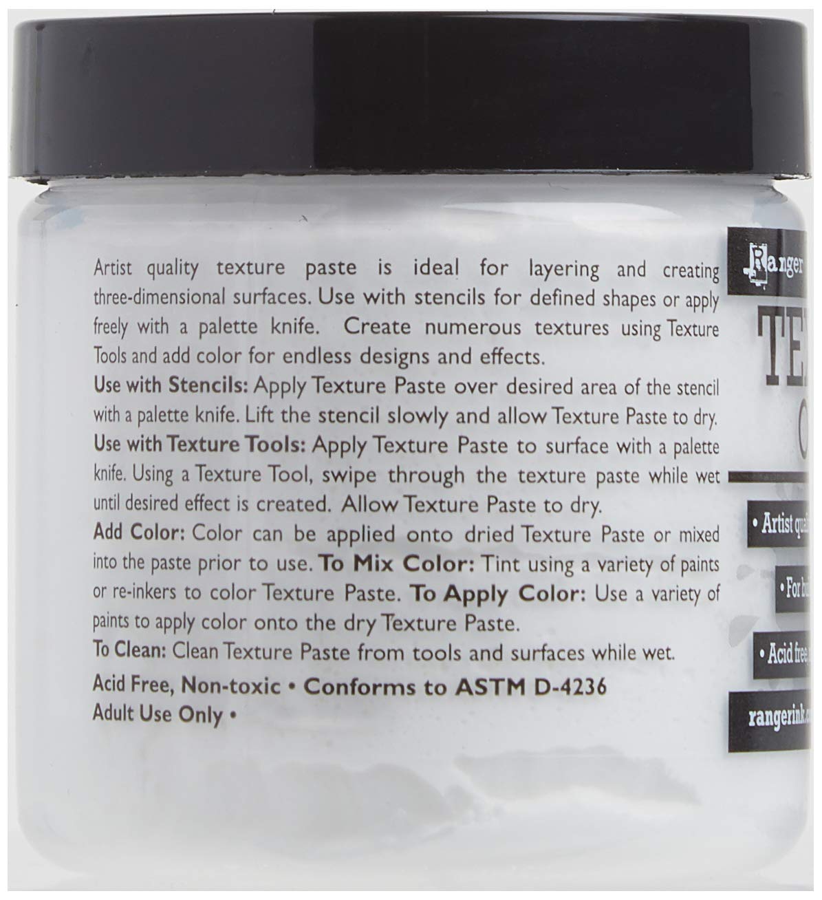 Ranger Texture Paste, 3.9 fl oz Ranger
