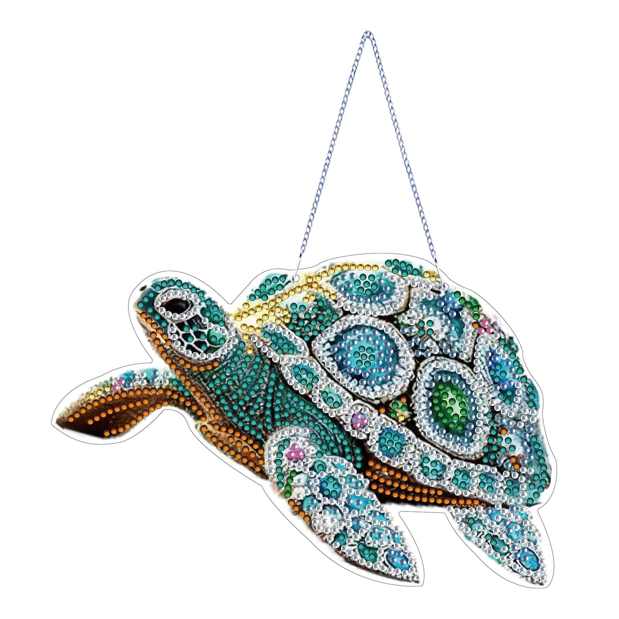 STGLCR Sea Turtle Suncatchers Special Shape Diamond Painting Kits for Beginner,Crystal Rhinestones Diamond Dots Diamond Art DIY Kits for Adults Painting Pendant Ornament for Home Wall Decor 7.8inch STGLCR