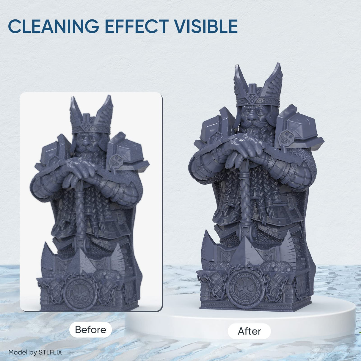 Wash Machine Compatible with Any Style of Resin 3D Printer, 3D Printer for LCD/DLP/SLA GKtwo 3D Printed Models Washing Size 17 x 10 x 15 in Uniformation