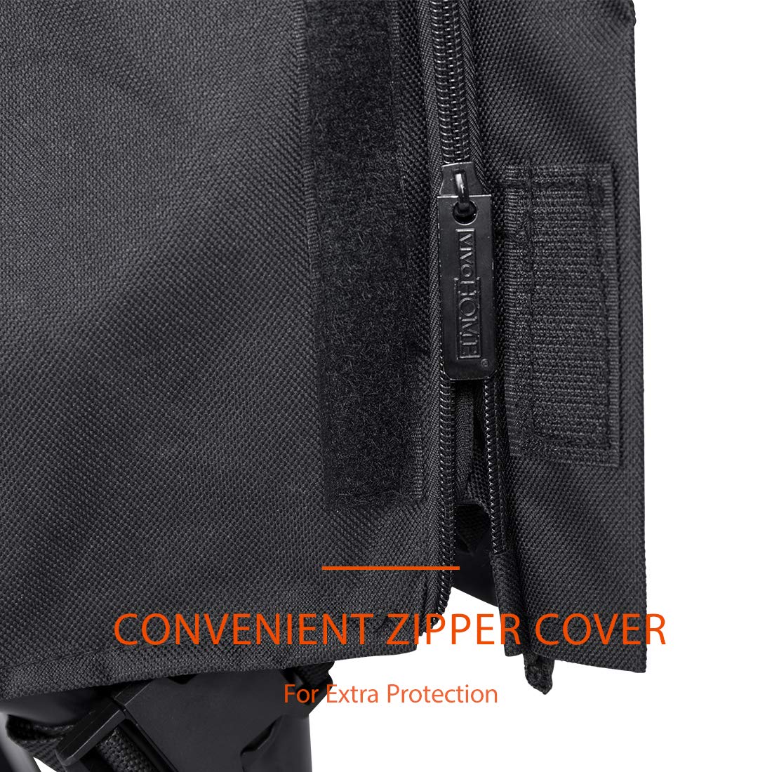 VIVOHOME 12ft Waterproof Firewood Log Rack Cover, Heavy Duty 600D Oxford Weather Resistant with VIVOHOME 8ft Waterproof Firewood Log Rack Cover, Heavy Duty 600D Oxford Weather Resistant VIVOHOME