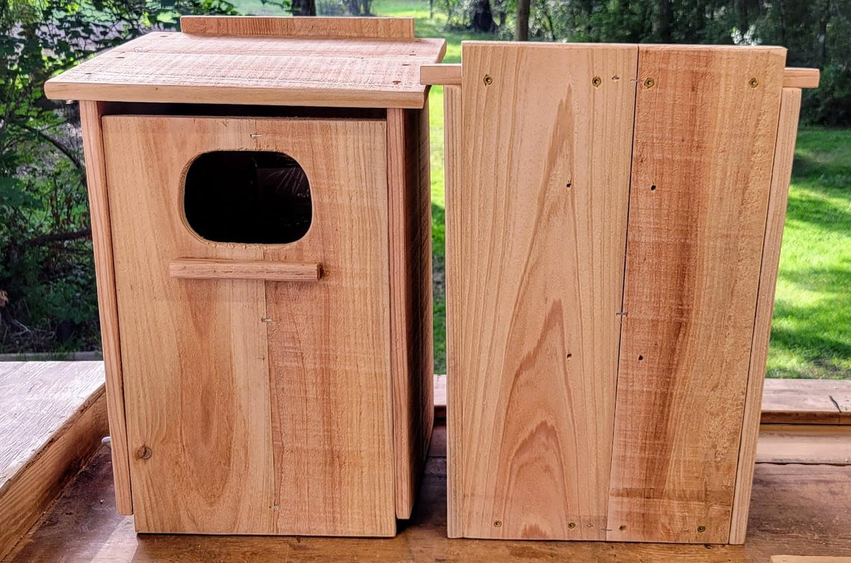 Cedar Wood Duck Nesting Box Duck House WoodArtSupply