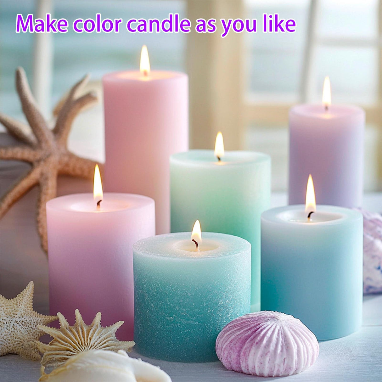 Candle Dye - 12 Colors Wax Melt Dye for Candles Making, Oil-Based Dye for Wax, Highly Concentrate Liquid Candle Color Dyes Roizefar