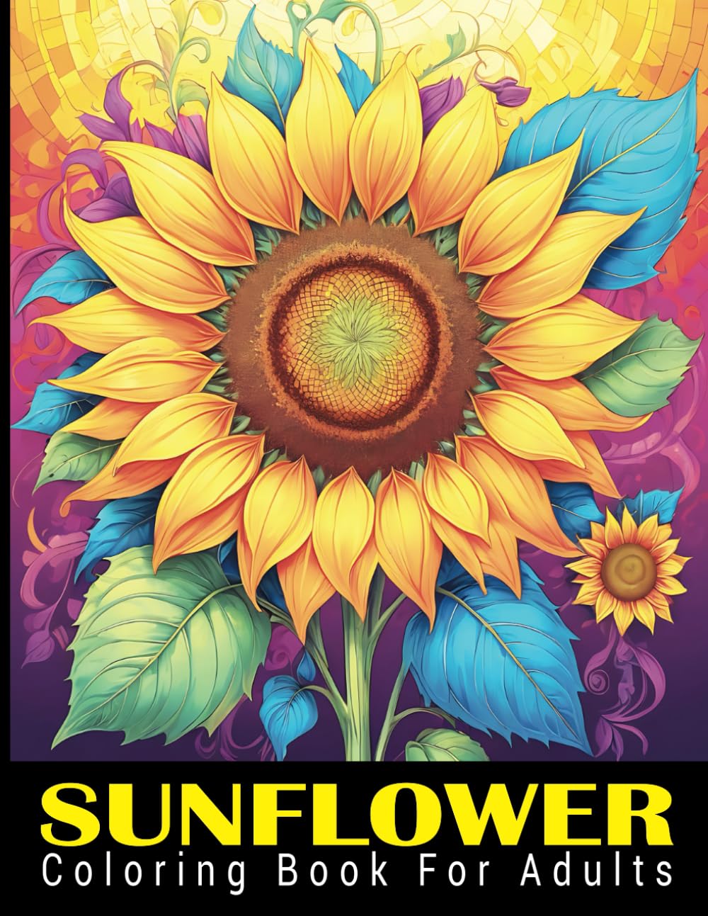 Sunflower Coloring Book For Adults: Beautiful Mandala Patterns For Relaxation Perfect For Flower Lovers Majosta