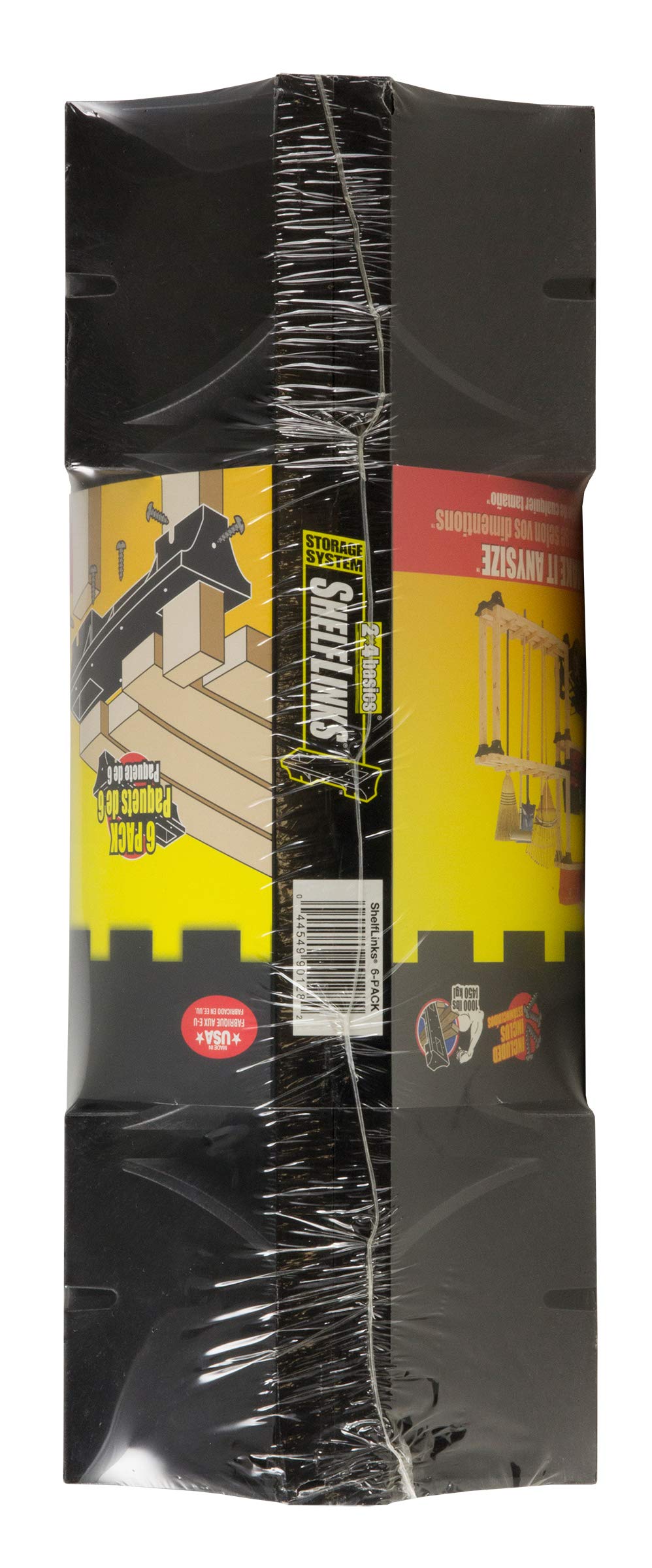 2x4basics 90164MI Custom Work Bench and Shelving Storage System, Black 2 X 4 BASICS