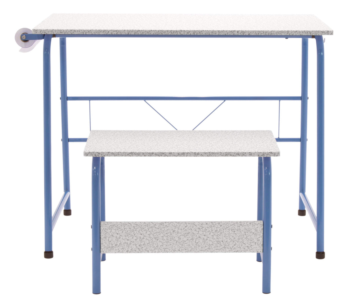 SD Studio Designs Project Center, 55126 Craft Table Play Desk with Bench, Blue SD STUDIO DESIGNS