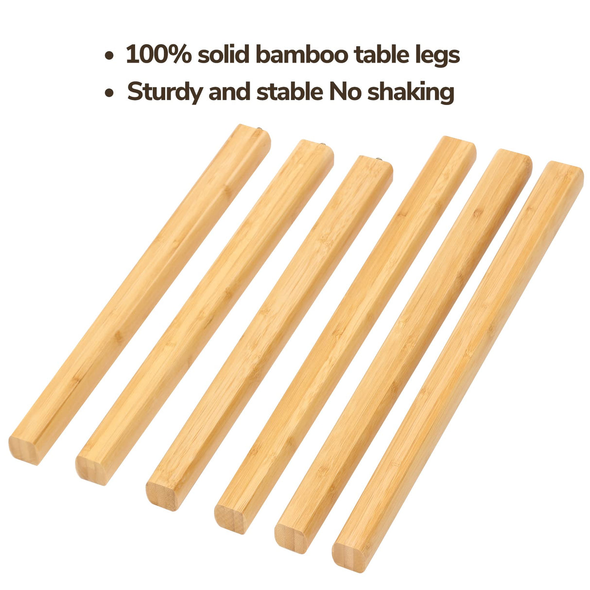 BAMEOS Bamboo Nesting Triangle End Table,Set of 2 Coffee Table Modern Minimalist Side Table for Living Room (Walunt) BAMEOS